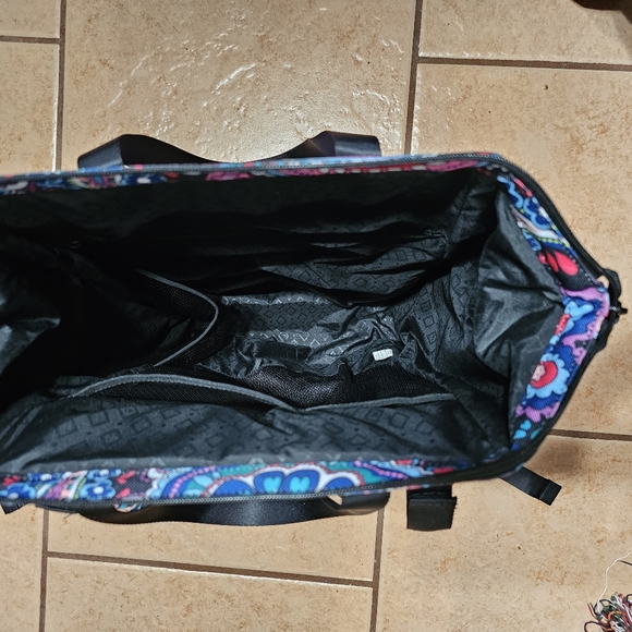 RARE Vera Bradley Paisley Diaper Bag Backpack - Picture 9 of 10